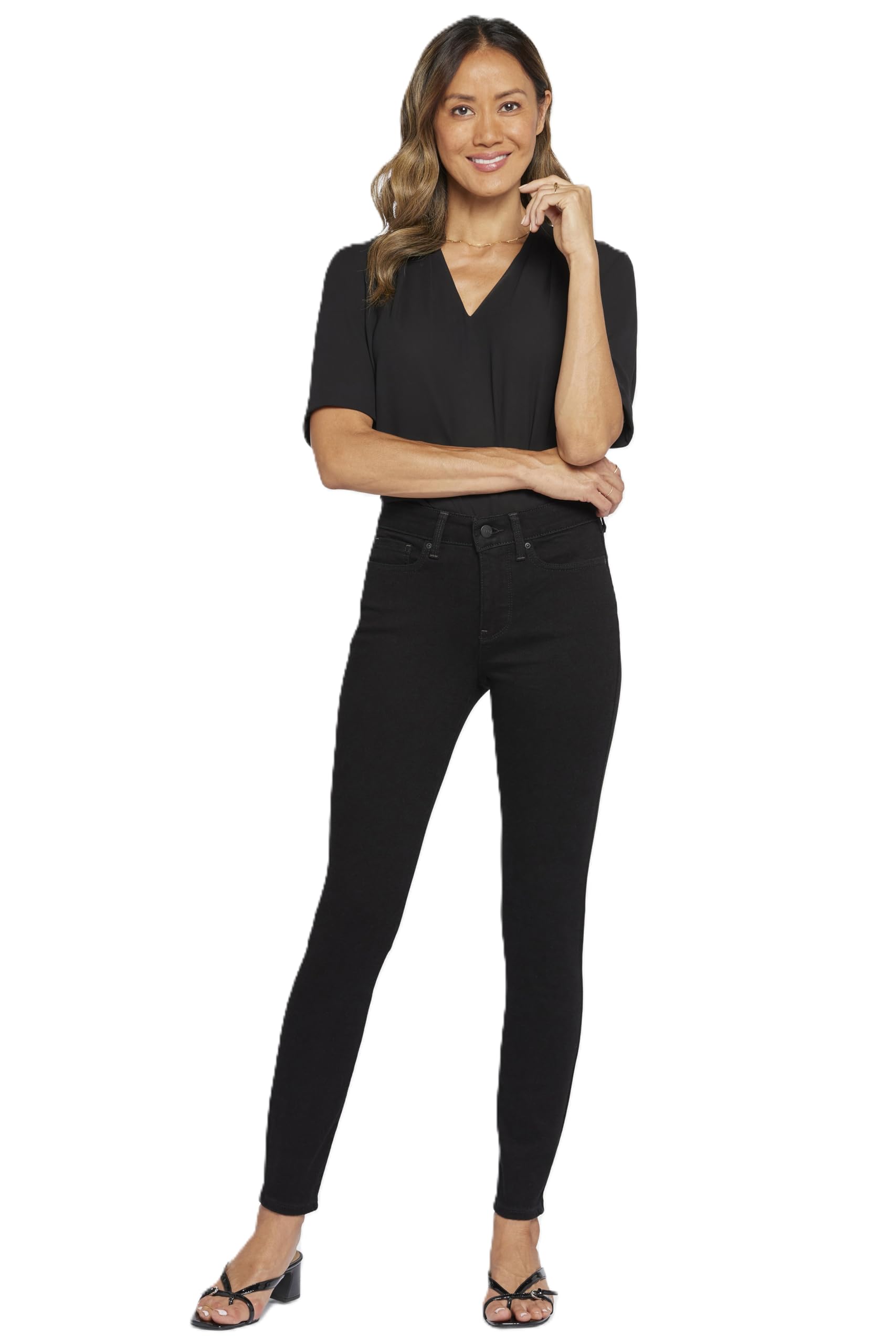 NYDJ Women's Ami Skinny Legging Denim Jeans - Stretch Comfort Fit High Waist Ankle Jeans for Work, Casual & Everyday Wear