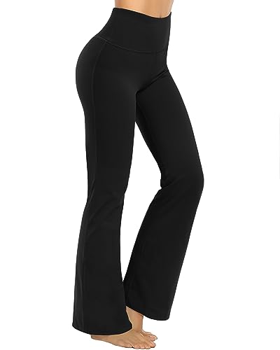 Women's High Waist Bootcut Yoga Pants - Flare Leggings with 29/31/33 Inch Length for Workout, Office & Casual Wear | Stretchy Work Pants for Yoga, Running & Everyday Comfort