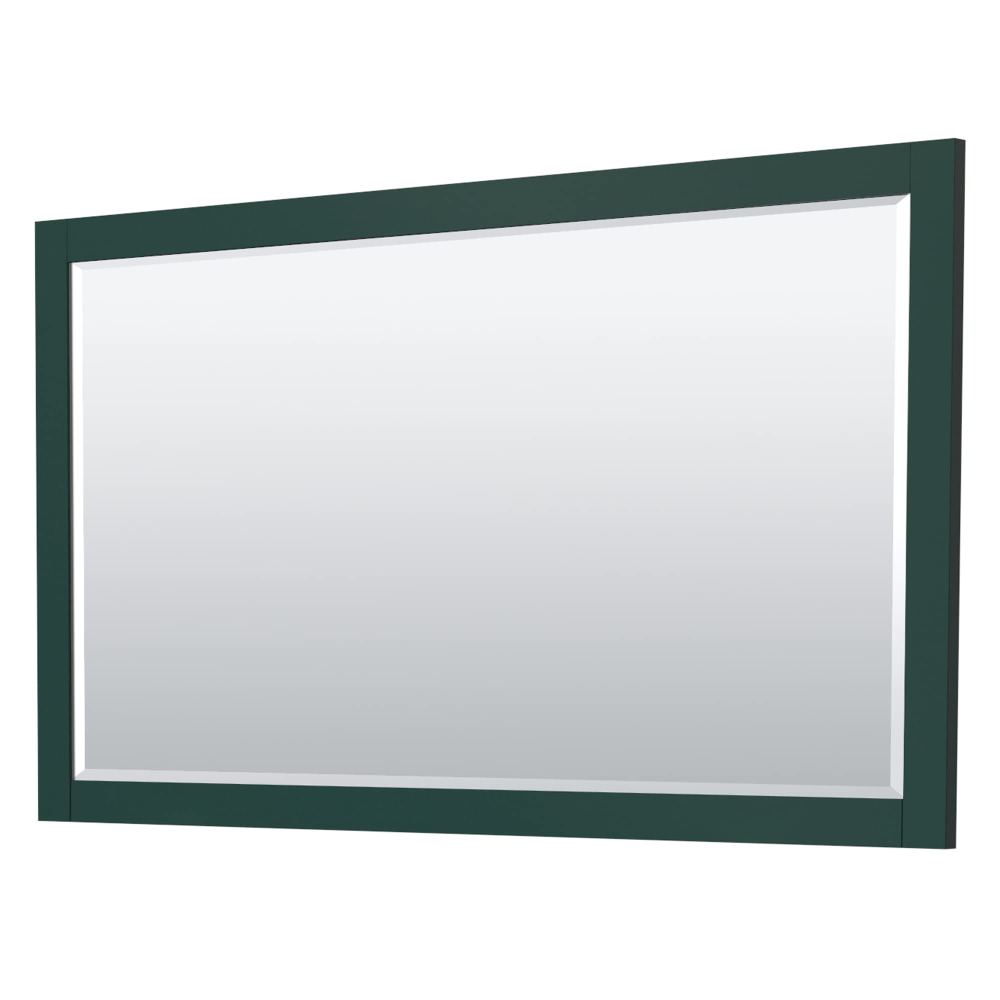 Wyndham Collection Miranda 66 Inch Green Bathroom Vanity with White Cultured Marble Countertop, Undermount Square Sink & Brushed Gold Trim - Includes 58 Inch Mirror | Perfect for Modern Bathroom Renovations, Small Space Solutions & Luxury Home Decor