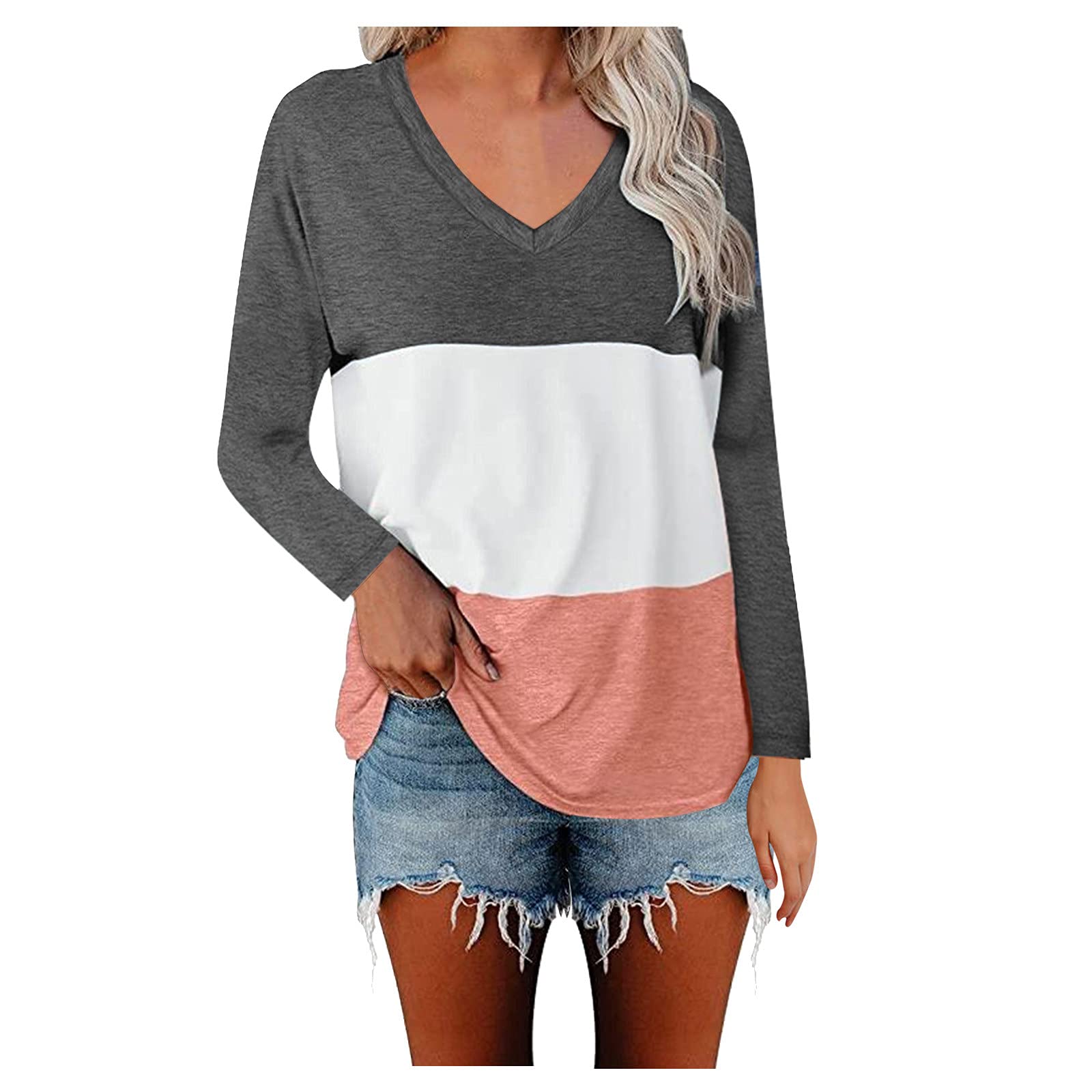 Women's Long Sleeve Plaid Shirts & Floral Tops - Stylish Leopard Print & Checkered Blouses for Casual Outings, Work, and Date Nights