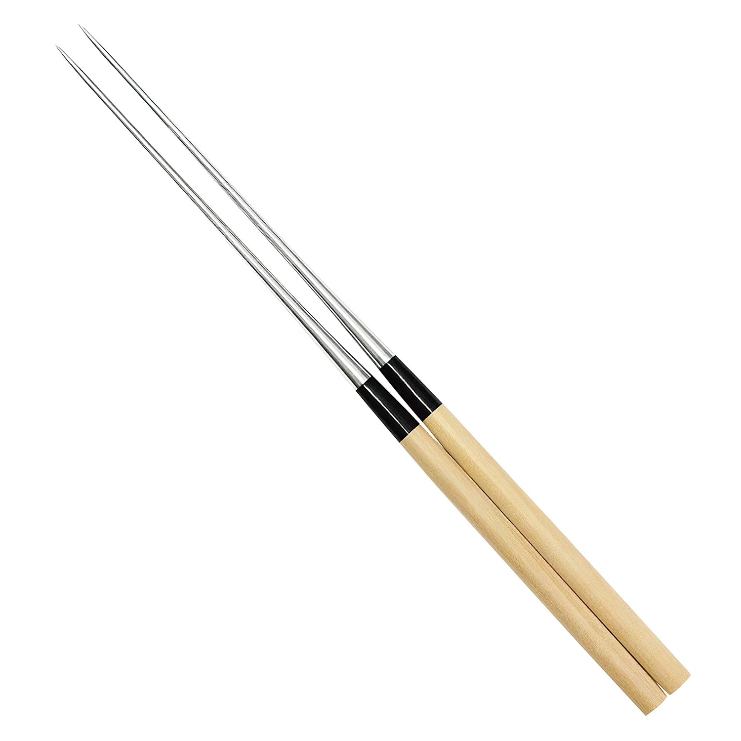 Premium Kanaguchi Stainless Steel Serving Chopsticks - 12 Inch Japanese Style Cooking & Dining Utensils for Hot Pot, BBQ, Salad, Sushi & Asian Cuisine