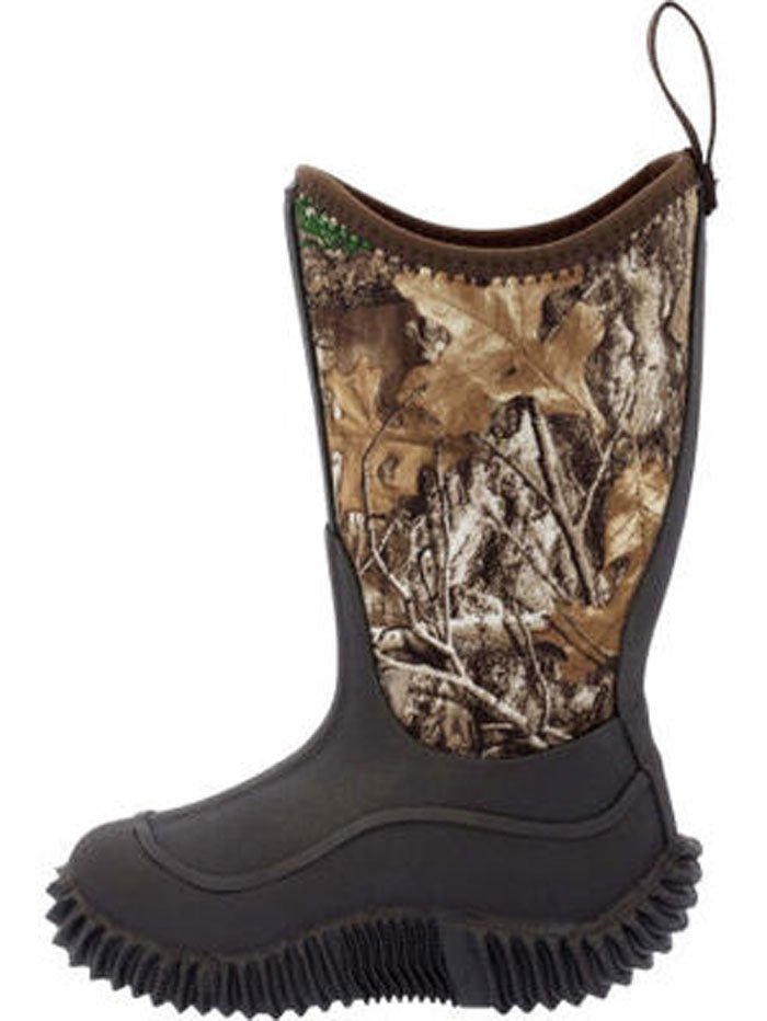 Muck KBH RTE Kids HALE Outdoor Multi-Season Boots - Brown RealTree Camo - Perfect for Hunting, Hiking & Outdoor Adventures