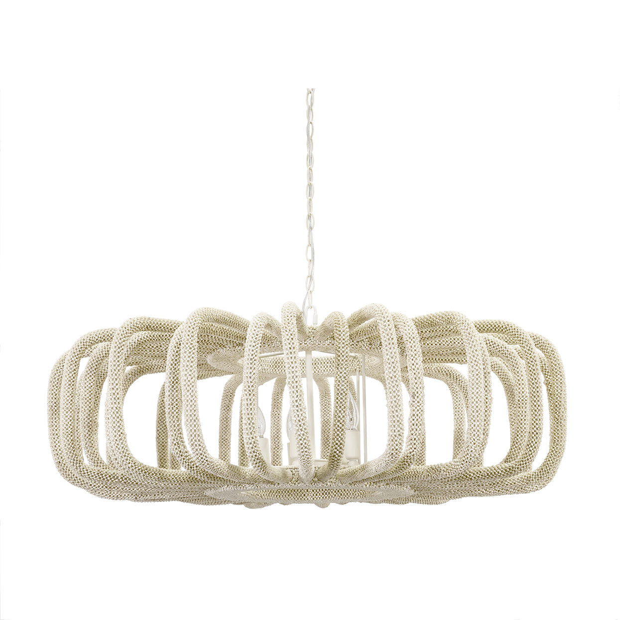 Palecek 2512-79 Corey Coconut Shell Pendant Light - Natural Boho Ceiling Fixture for Living Room, Bedroom, or Dining Area