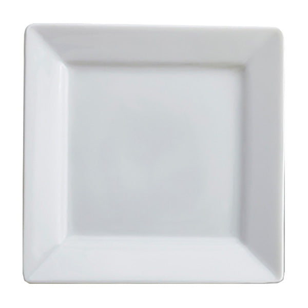 Alani 023402 5 7/8 x 5 7/8 Inch Square Plates - Pack of 24 - Durable Disposable Dinner Plates for Parties, Picnics & Catering Events