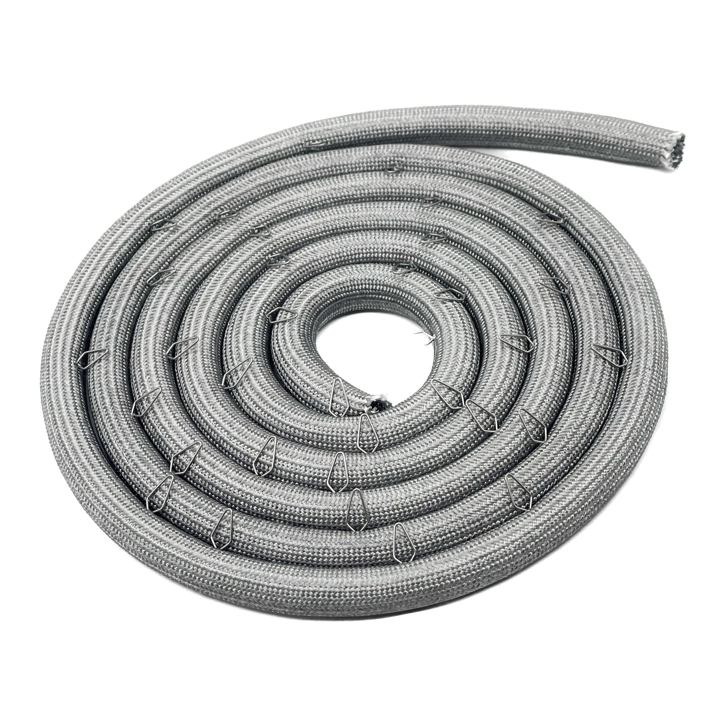 Viking Range & Oven Door Seal Replacement with 34 Mounting Clips - Part# 000042-000 - Compatible with Select Viking Models - Perfect for Kitchen Appliance Repair & Maintenance