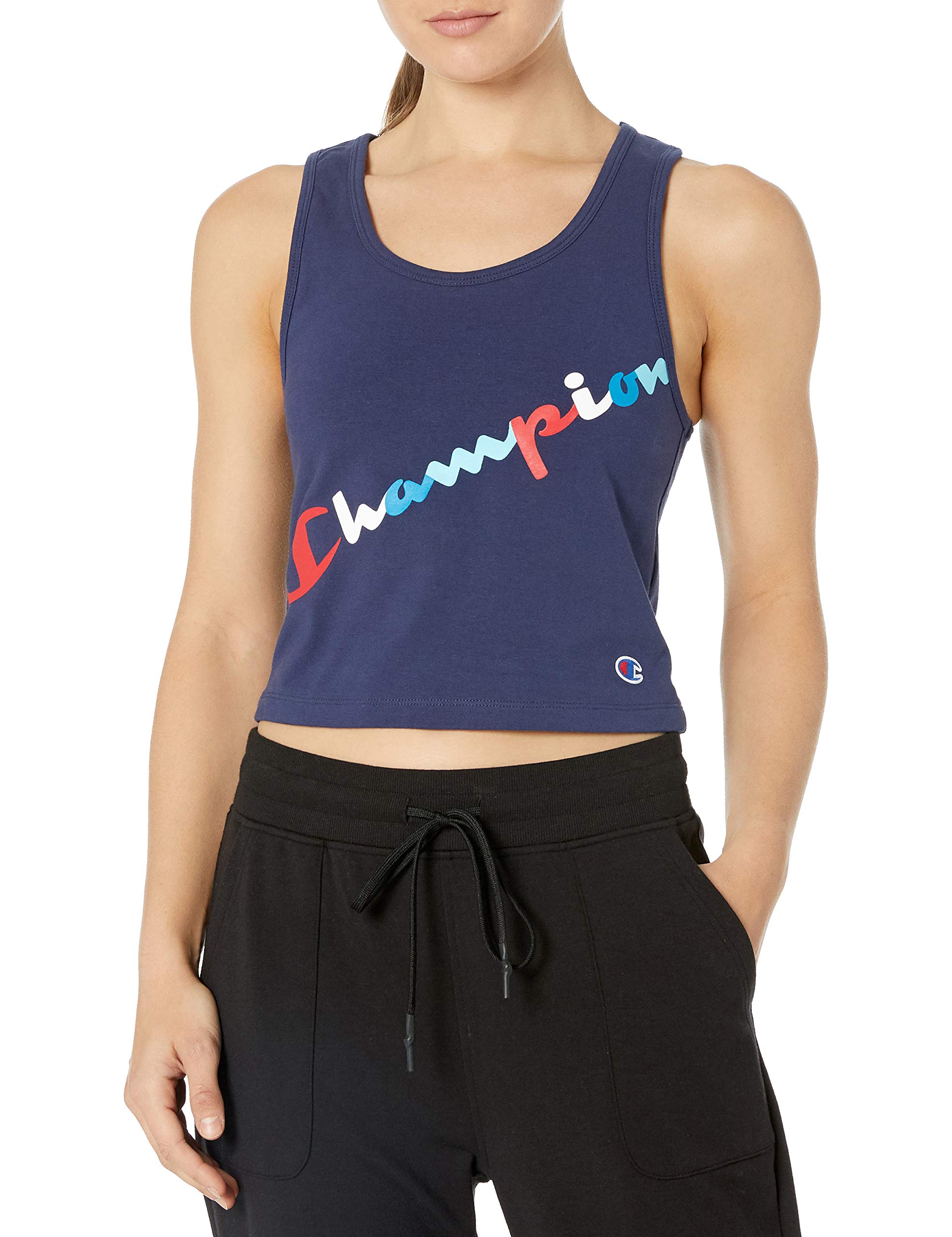 Champion Women's Crop Top - Authentic Athletic Cropped T-Shirt for Workouts & Casual Wear | Gym, Yoga, Running & Street Style Outfits