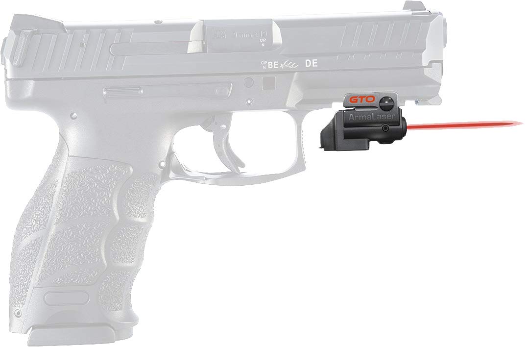 **ArmaLaser GTO & FLX55 Red Laser Sight with GripTouch Switch – Compatible with HK VP9 – Perfect for Tactical Shooting, Home Defense & Range Training**