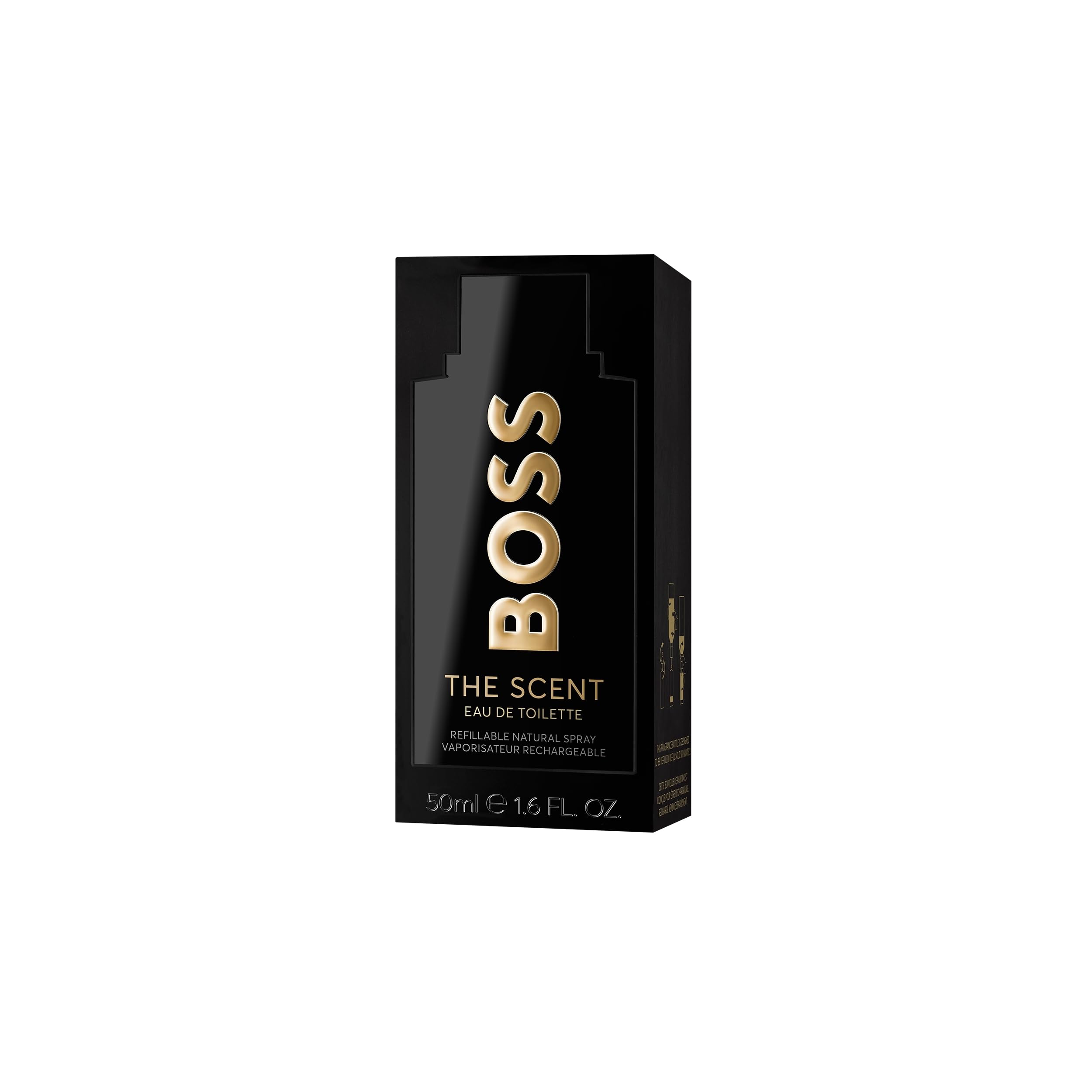 Hugo Boss The Scent Eau de Toilette for Men - Amber Cologne with Ginger, Manika Fruit & Leather Notes - Long Lasting Fragrance - Perfect for Date Night & Special Occasions