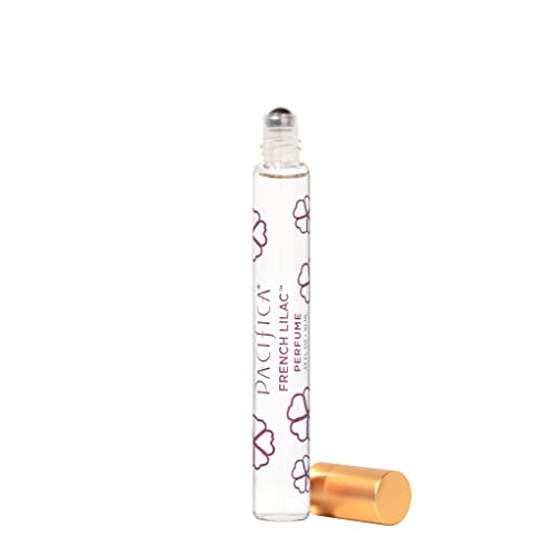 Pacifica Beauty French Lilac Rollerball Perfume - Natural Essential Oil Fragrance, Vegan & Cruelty Free, 0.33 Fl Oz Travel Size - Phthalate & Paraben Free - Perfect for Everyday Wear, Office & Date Night