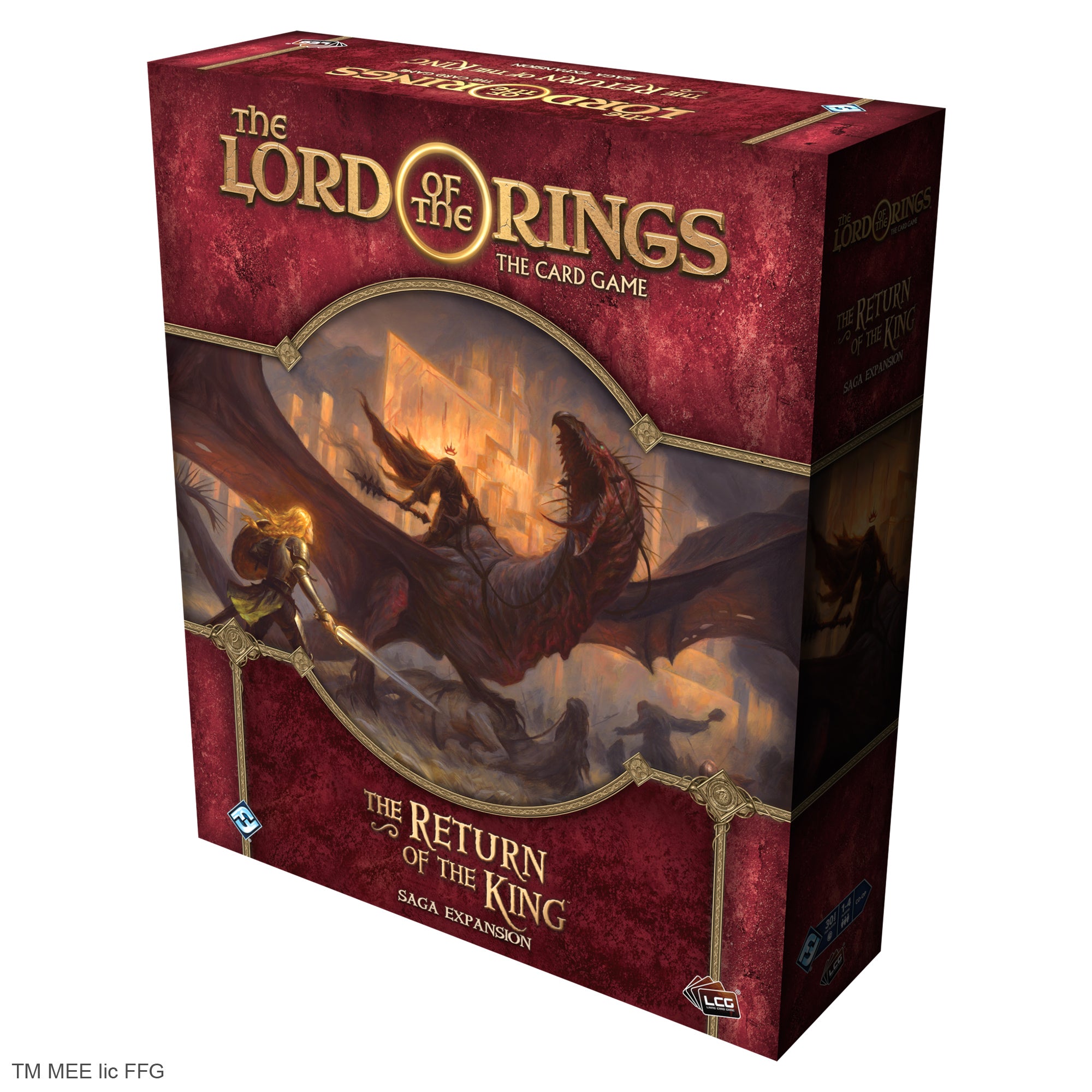 The Lord of the Rings: The Card Game - Return of the King Saga Expansion | Fantasy Strategy Game for Adults & Teens | Perfect for Game Nights & LOTR Fans