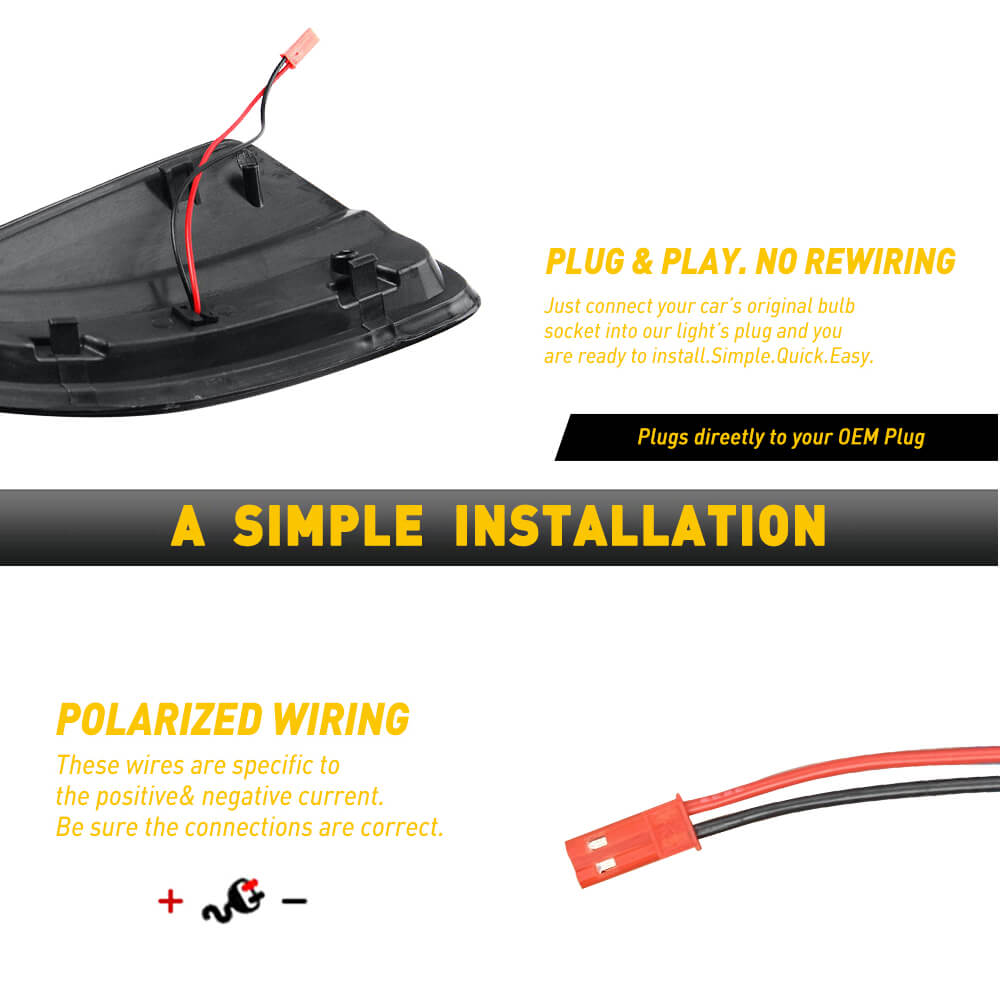 Sequential LED Side Mirror Turn Signal Light for 2007-2014 Mercedes Benz Viano, Vito Bus, Vito/MIXTO BOX W639 & C Class - Enhances Safety & Style for Night Driving and Urban Commuting