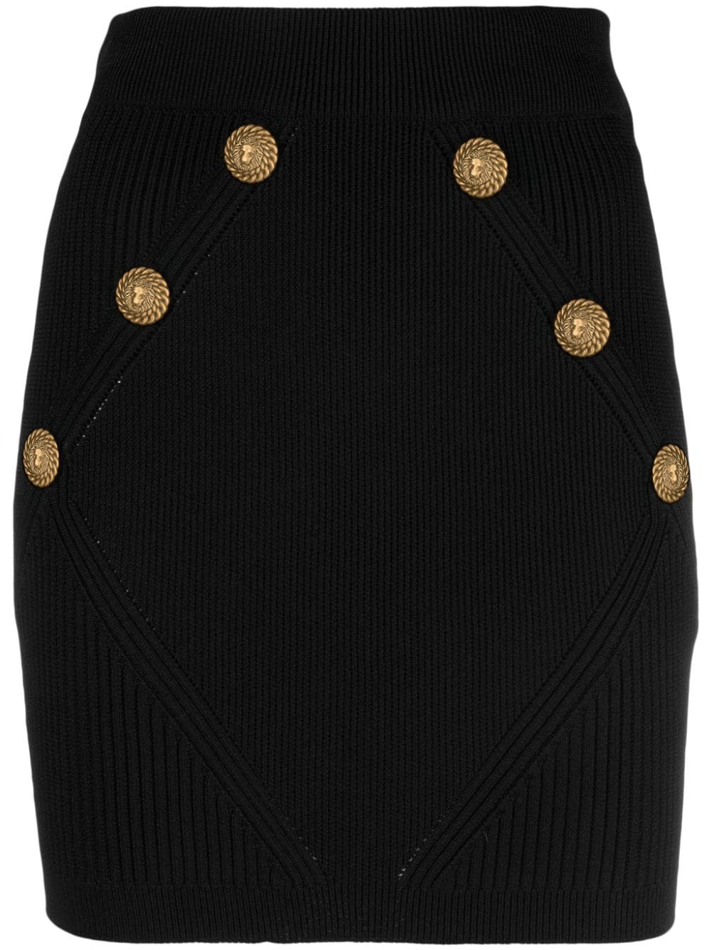 Balmain Black Skirts for Women | High-Quality Designer Skirts | Perfect for Parties, Work & Evening Events