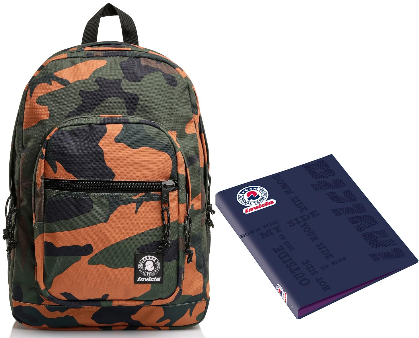 Invicta ZAINO JELEK FANTASY 38 LT Laptop Backpack with Ring Cover - Waterproof Business Travel Backpack for Men & Women, Perfect for Office, School, and Daily Commute