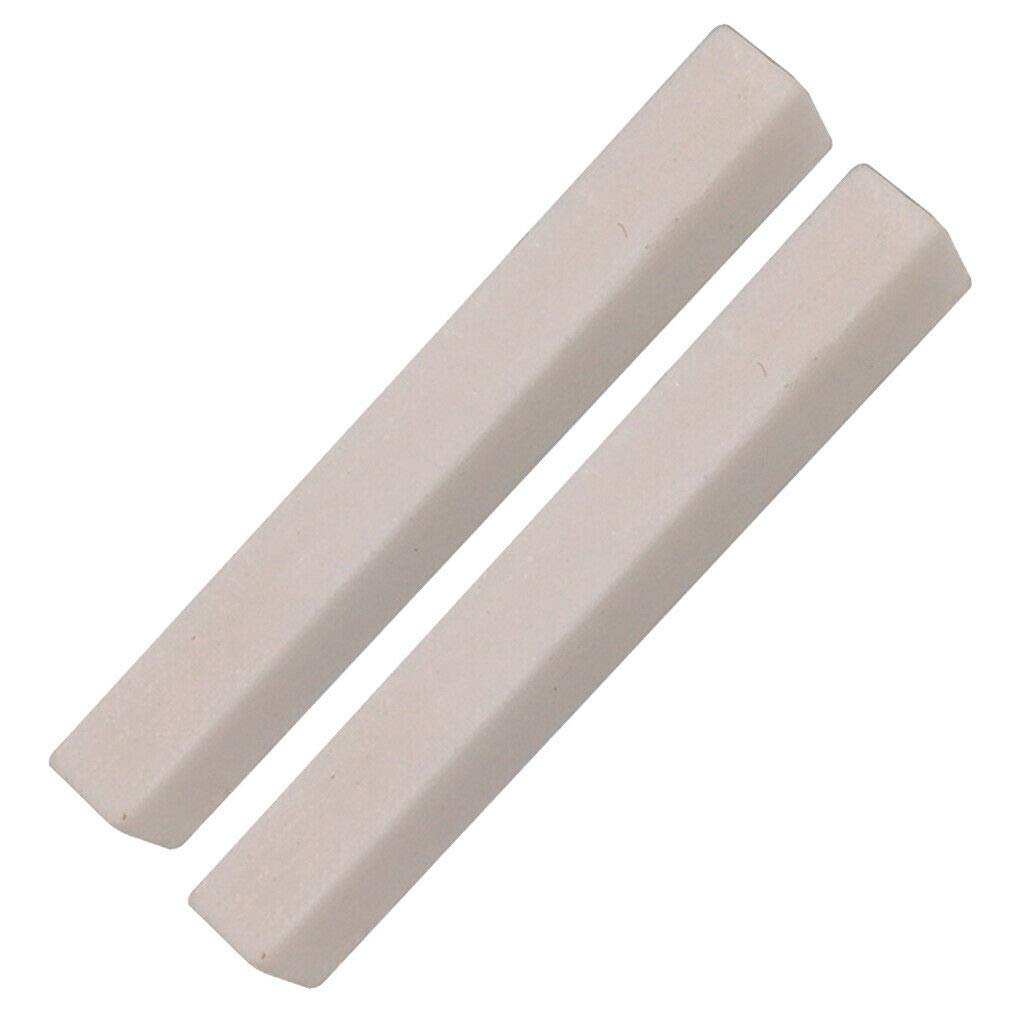 2-Pack Blank Bridge Bone Guitar Nuts for Classical & Acoustic Guitars - Premium Bass Accessories for Guitar Repair & Maintenance - Perfect for Luthiers & DIY Musicians