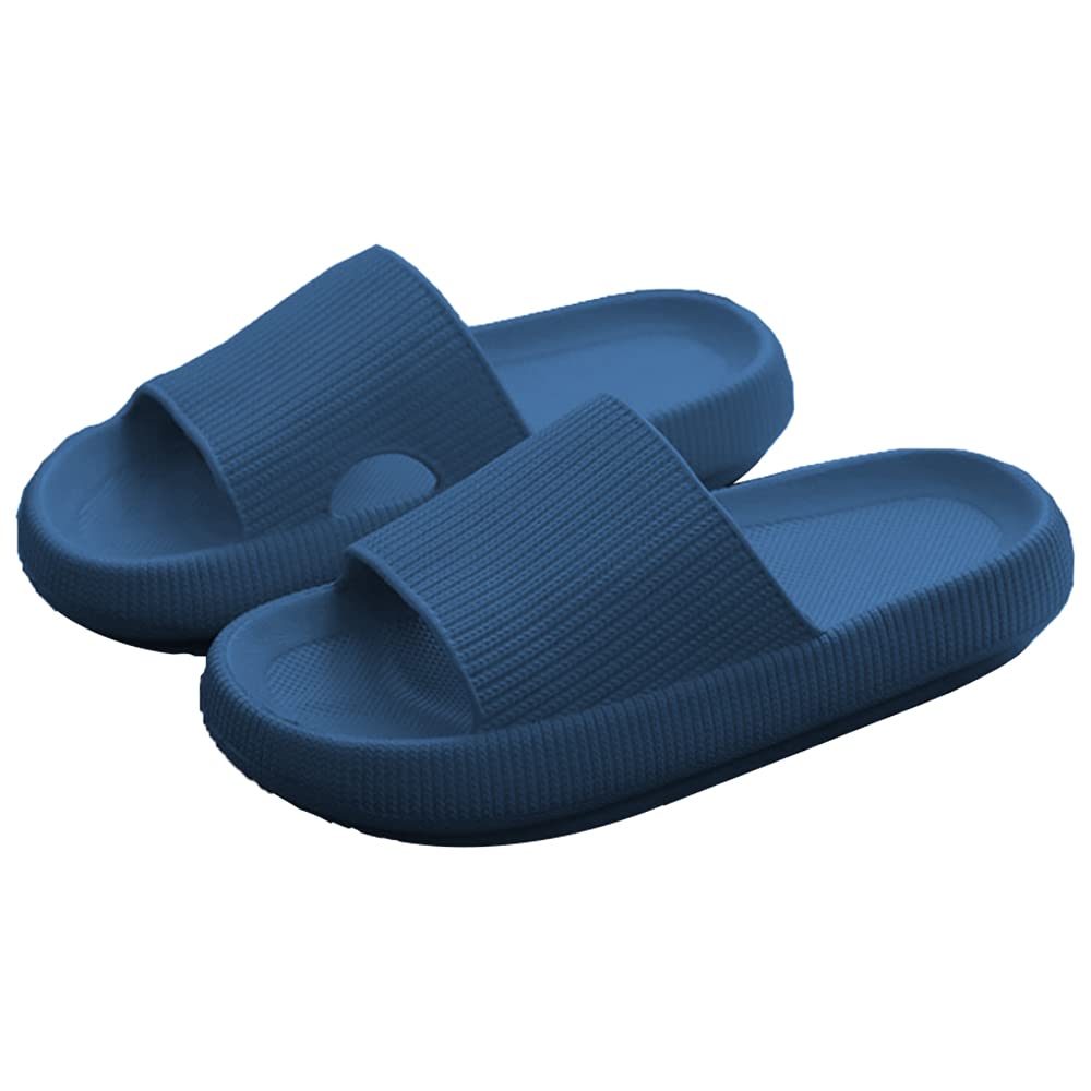 **Unisex Massage Pillow Slides - Non-Slip Thick Sole Quick-Dry Bathroom Slippers for Women & Men - Perfect for Spa, Poolside, and Home Relaxation**