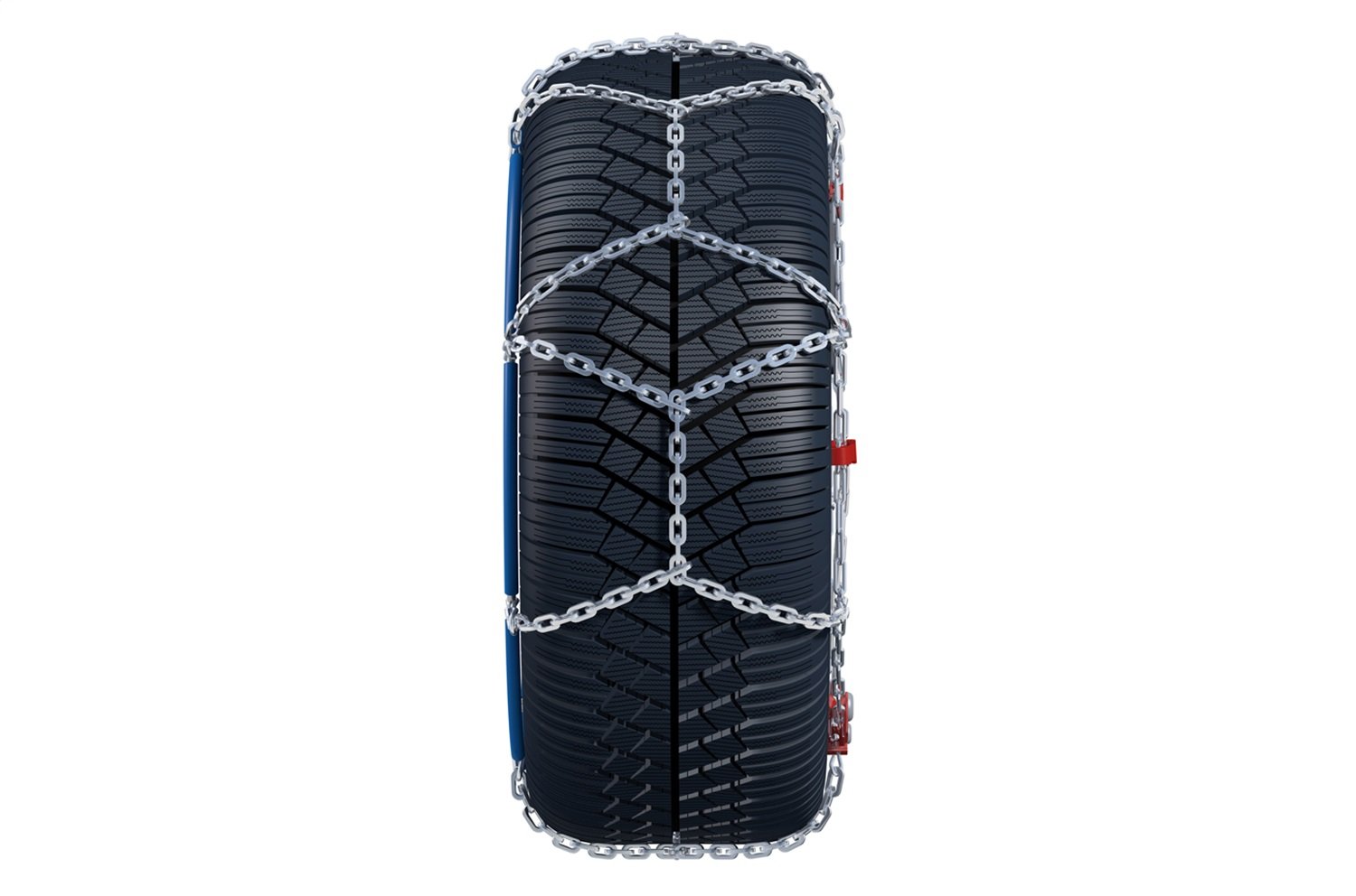 KONIG CB-12 095 Snow Chains for Cars - Heavy Duty Traction Set of 2 - Winter Tire Chains for Snow & Ice - Perfect for SUVs, Trucks & Sedans in Harsh Winter Conditions