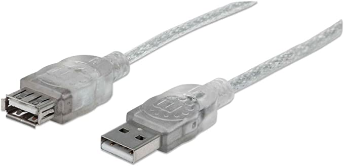 10 Ft USB Extension Cable - High Speed USB 2.0 Male to Female Extender Cord for Computer, Laptop, Printer, Keyboard, Mouse & More - Perfect for Home Office & Gaming Setup