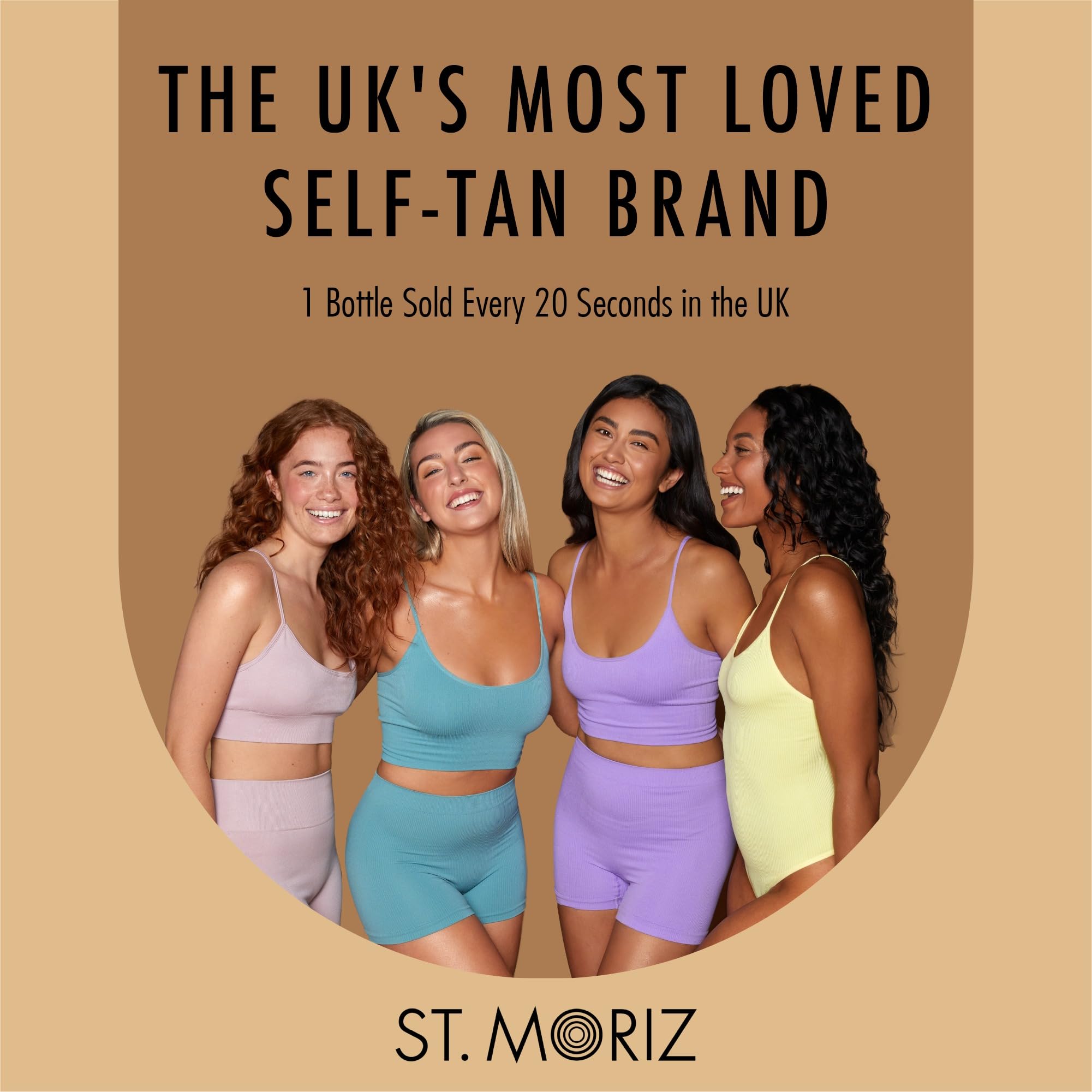 St Moriz Professional Dark Self Tan Face Lotion with Aloe Vera & Vitamin E - Gradual Natural Glow, Vegan Fake Tan for Face | Wear Alone or Under Makeup, No Wash Off Required | 50ml | Perfect for Sunless Tanning, Special Occasions & Everyday Natural Look