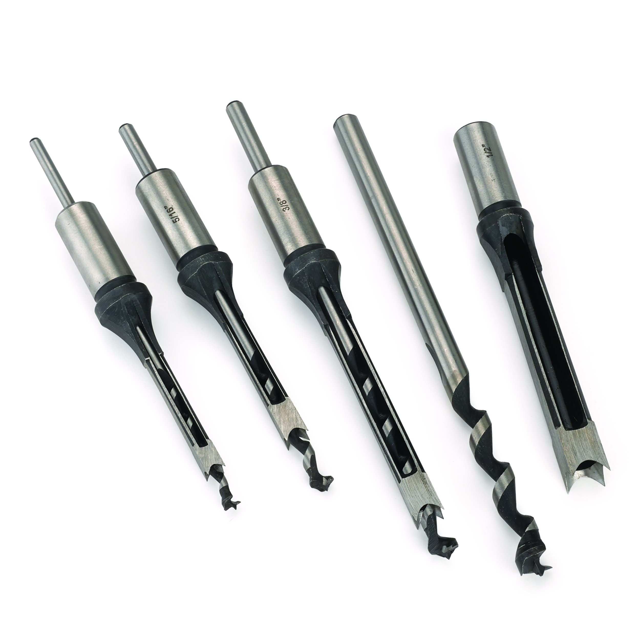 WOODRIVER 4-Piece Premium Wood Chisel and Bit Set - Professional Woodworking Tools for Carving, Shaping & DIY Projects - Perfect for Carpentry, Furniture Making & Home Improvement