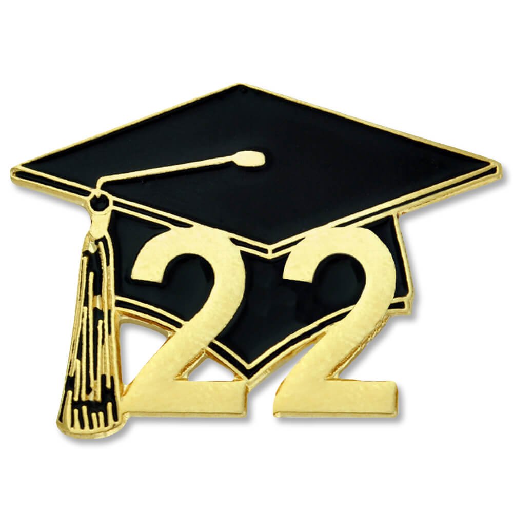 PinMart Graduation Cap Enamel Lapel Pin - Perfect for School Graduation Ceremonies, Student Gifts & Academic Achievements