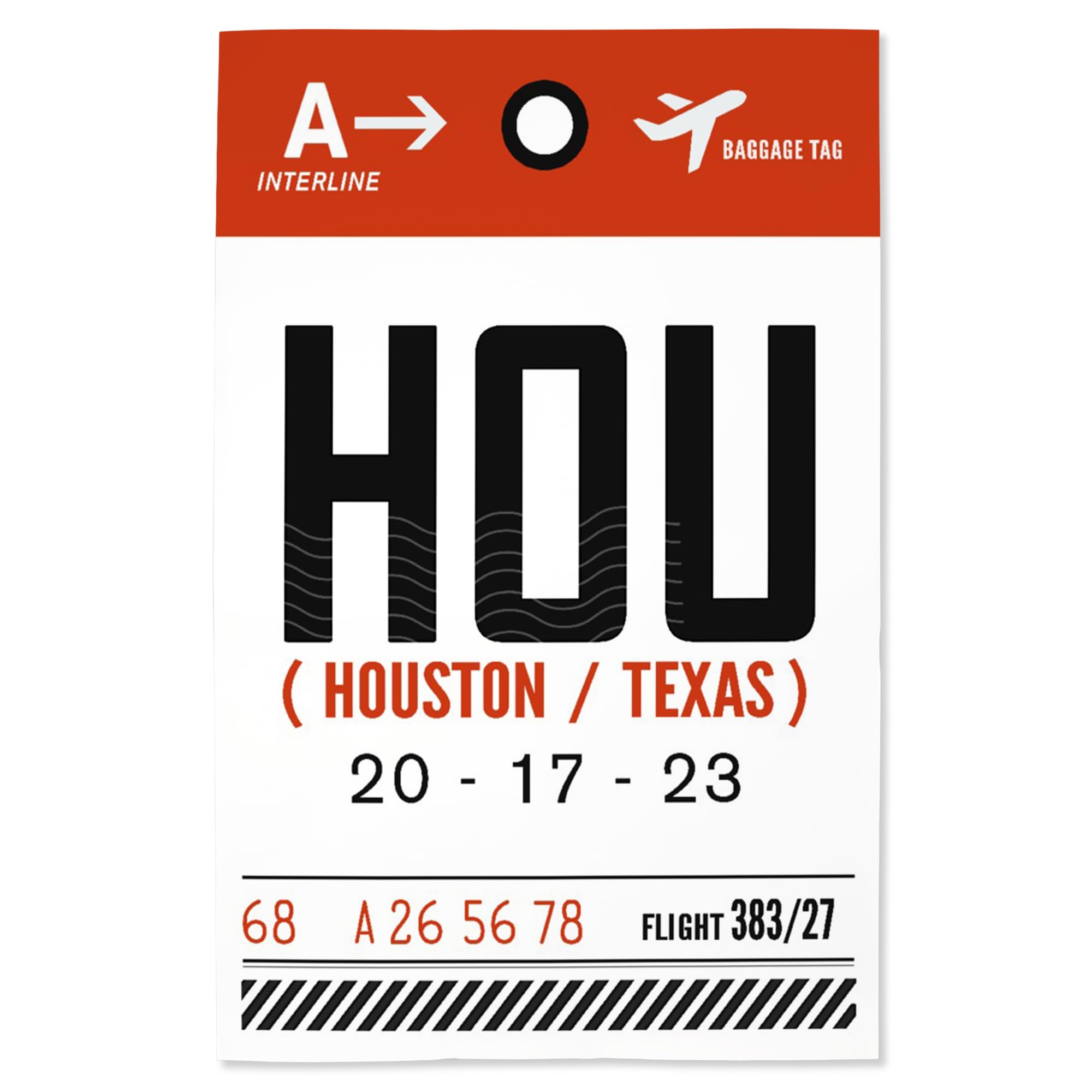 Lantern Press 16x24 Inch Giclee Art Print - Houston Texas Skyline Wall Decor | Premium Canvas HOU Travel Poster | Perfect for Living Room, Office & Gift Giving