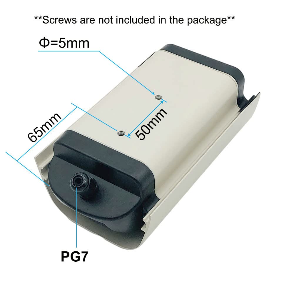 Outdoor Waterproof CCTV Camera Housing - Aluminum Alloy Security Surveillance Enclosure with Adjustable Wall Mount Bracket | Weatherproof Protection for CCTV Systems | Ideal for Home Security, Business Monitoring & Outdoor Surveillance
