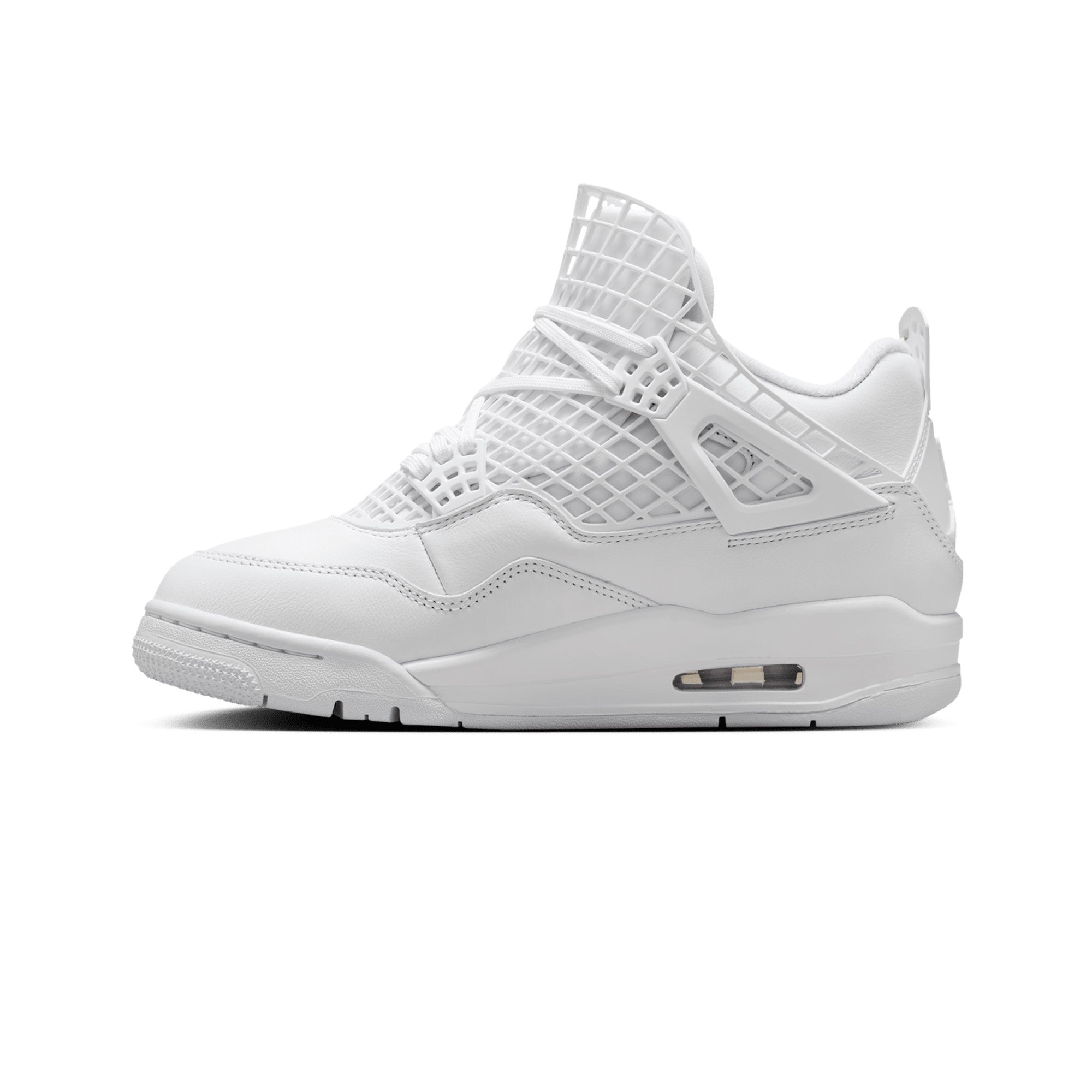 Air Jordan 4 Retro 'White Net' Women's Basketball Shoes 2024 - Stylish Sneakers for Casual Wear, Gym & Street Fashion
