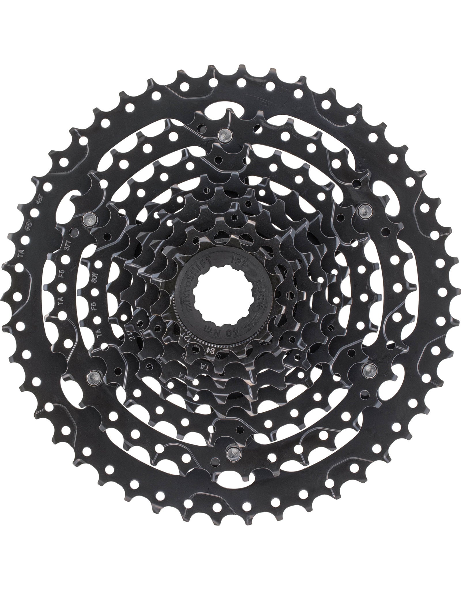 Acolyte 8-Speed Bike Cassette CS-H083 12-46T - Perfect for Road Bikes, Mountain Bikes & Commuting
