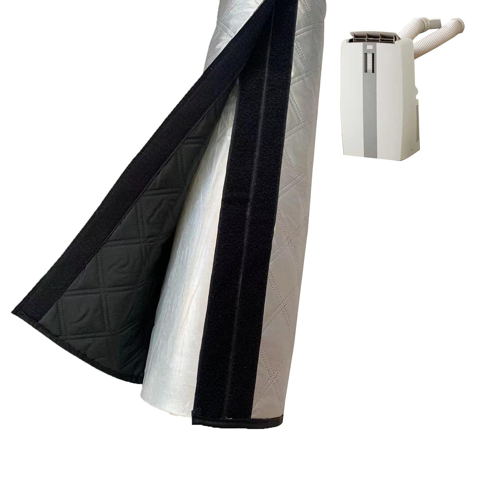 Universal AC Hose Cover 5-6 inch - Insulated Portable Dust Sleeve for Home & RV Use