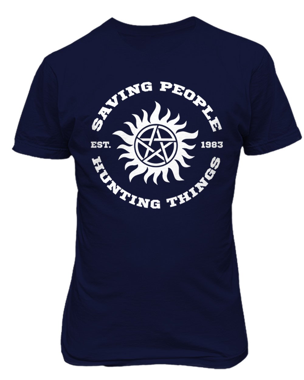 Supernatural Sam Winchester Graphic T-Shirt for Men - Soft Cotton Tee with Vintage Print - Perfect for Casual Wear, Cosplay, and Fan Conventions