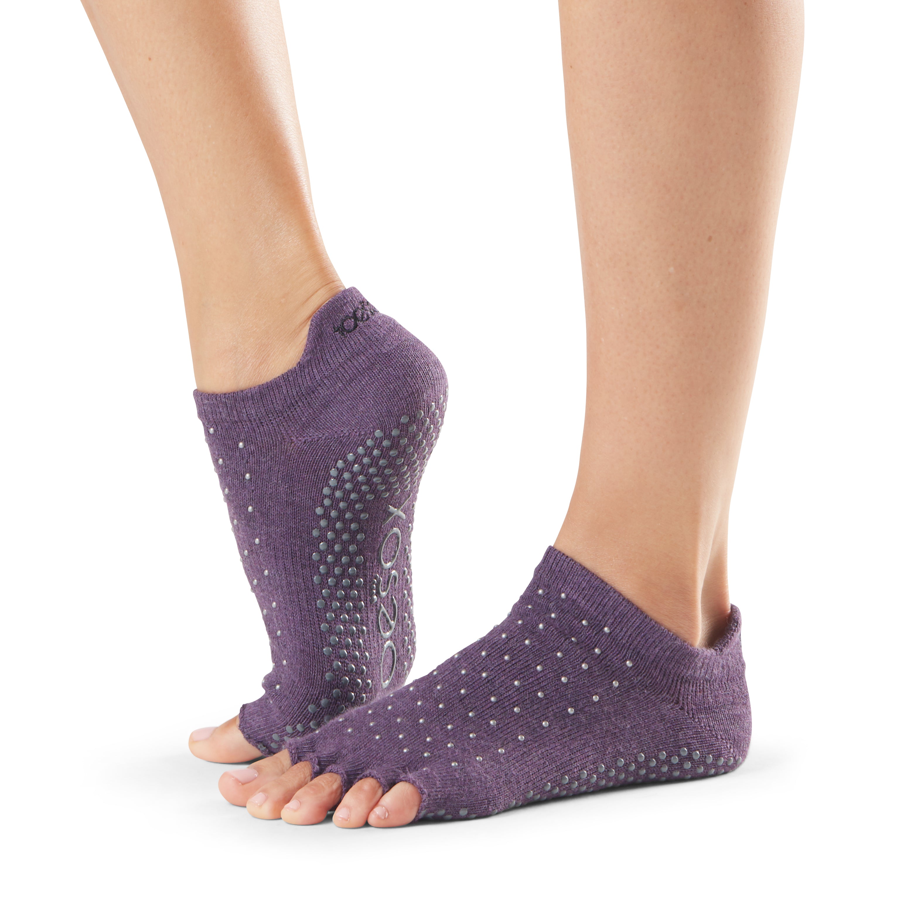 ToeSox Low Rise Grip Socks for Yoga, Pilates & Barre - Non-Slip Workout Socks with Arch Support for Women