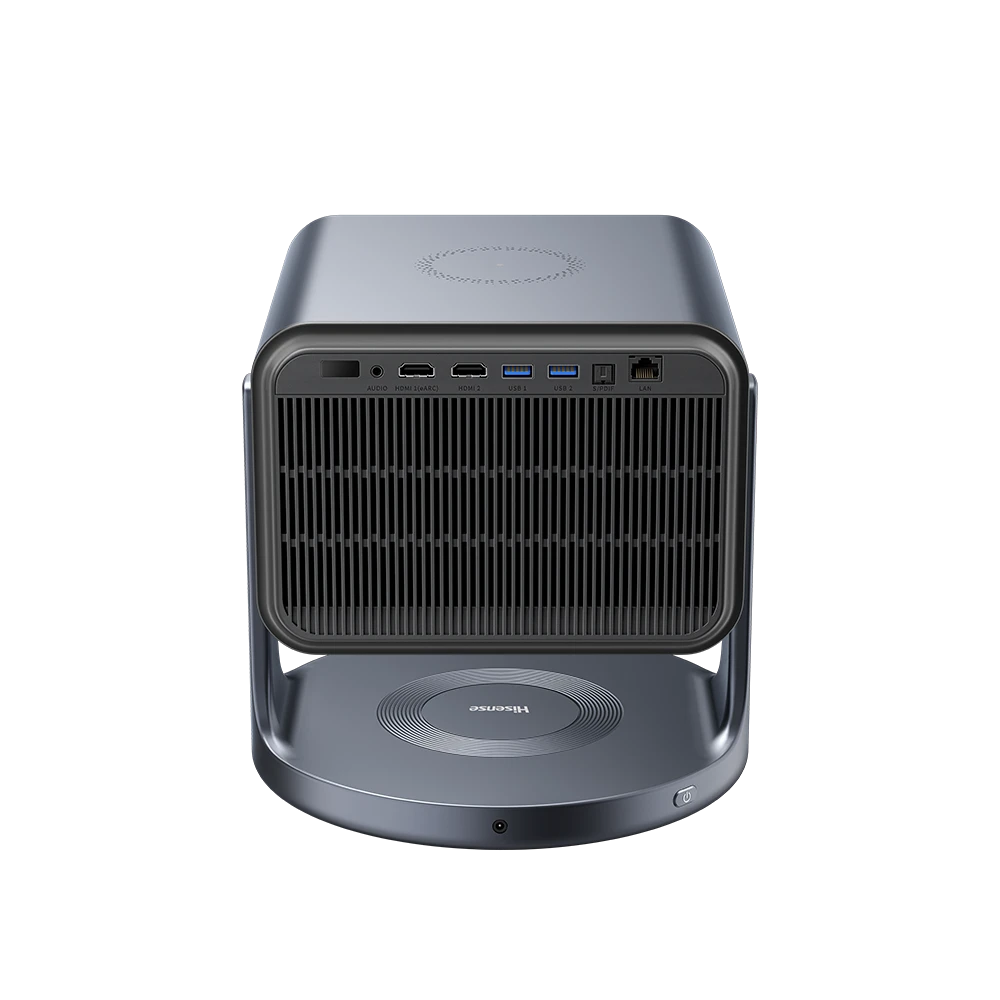 Hisense C2 Pro Triple Laser Smart Mini Projector - 4K UHD, 3000 ANSI Lumens, Android TV, WiFi & Bluetooth - Perfect for Home Theater, Gaming, and Outdoor Movie Nights