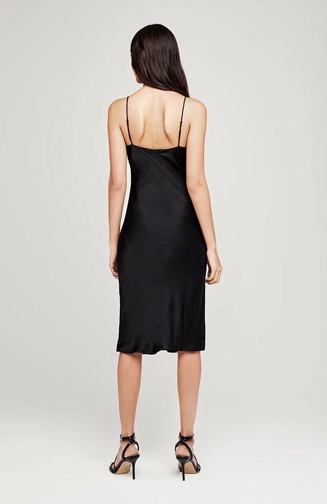 L'Agence Jodie Silk Slip Dress - Women's Elegant Satin Nightgown & Loungewear for Date Nights & Special Occasions