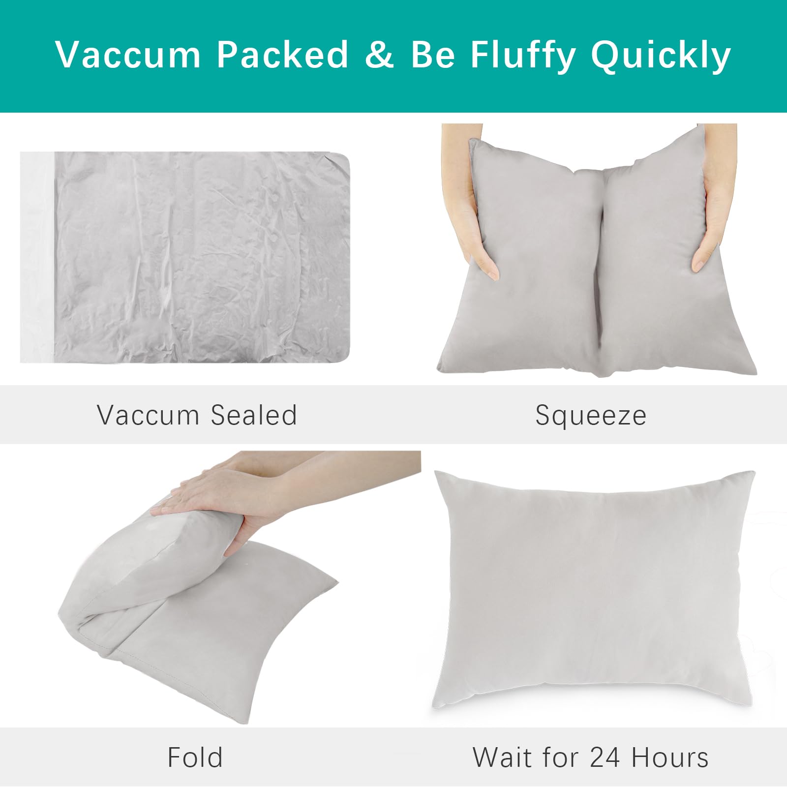 2 Pack Ultra Soft Kids Pillows for Sleeping - Breathable 14