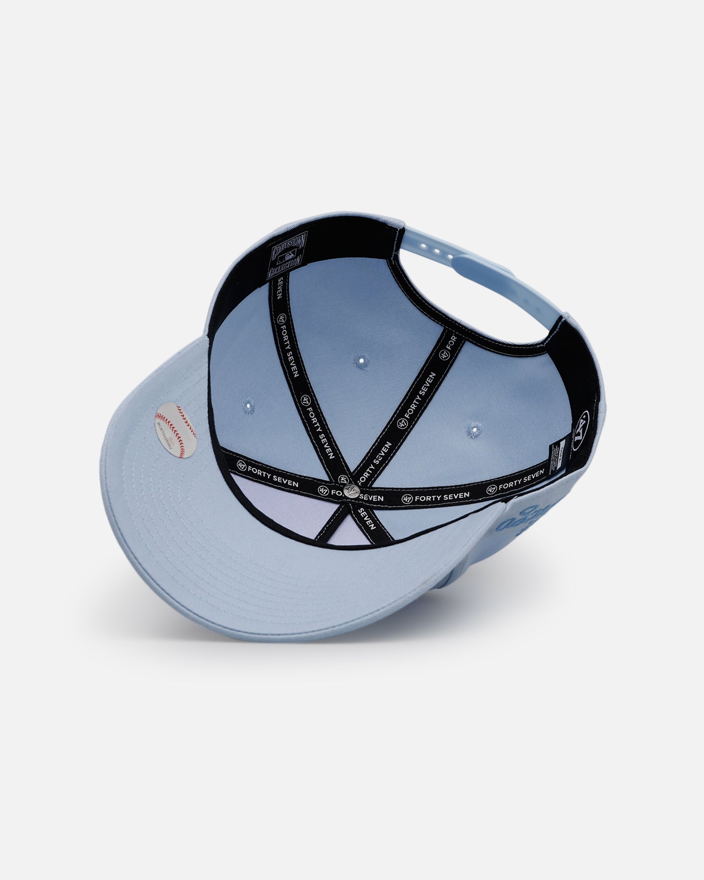 47 Brand San Diego Padres 'Contemporary Basics' Snapback Hat - Light Blue Adjustable Baseball Cap for Men & Women - Perfect for Games, Streetwear & Casual Outfits