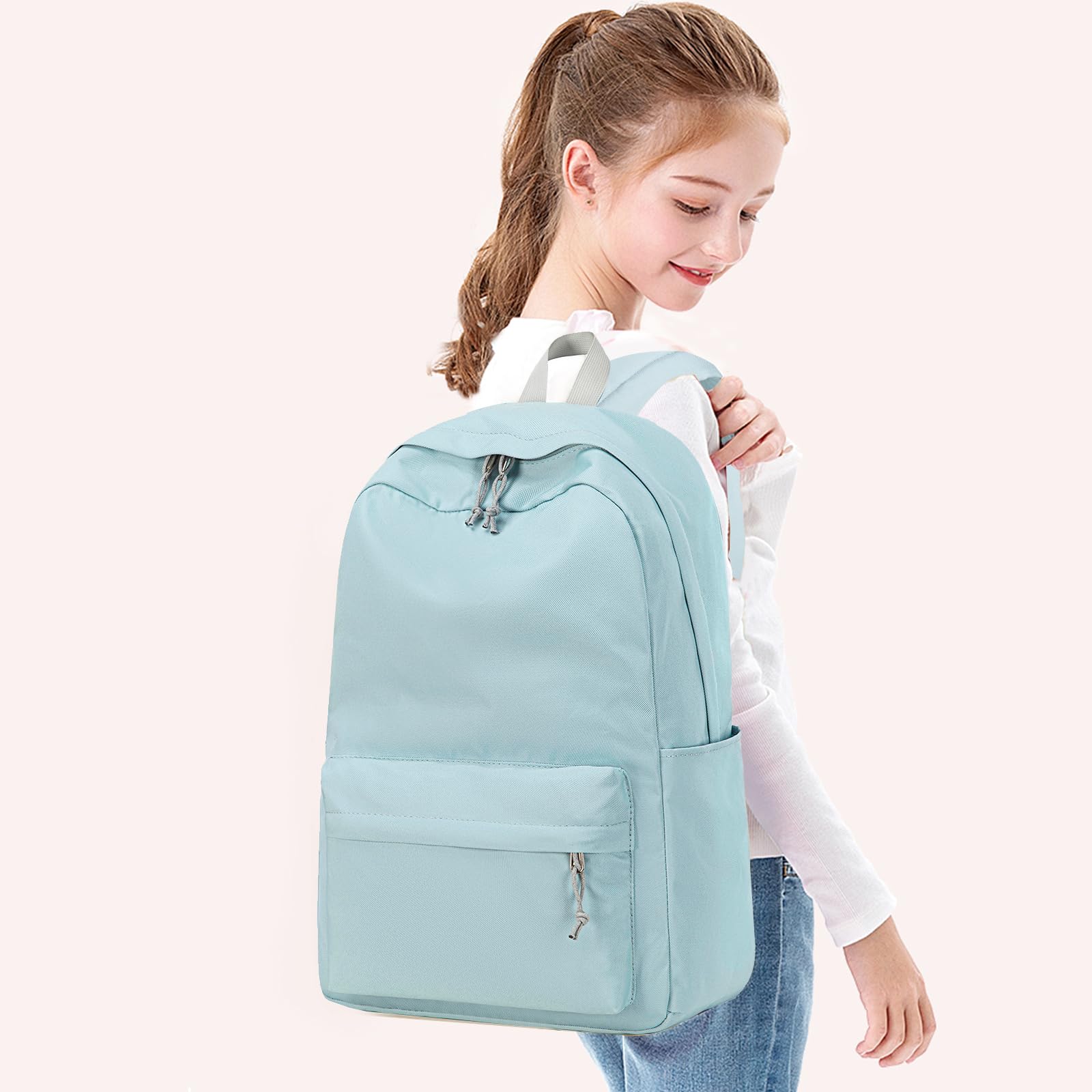 Stylish School Backpack for Teen Girls & Women - 15.6 Inch Laptop Backpack, Durable College Bookbag for Middle School, Travel, Work & Commuter Use - Perfect for Campus, Office & Daily Adventures