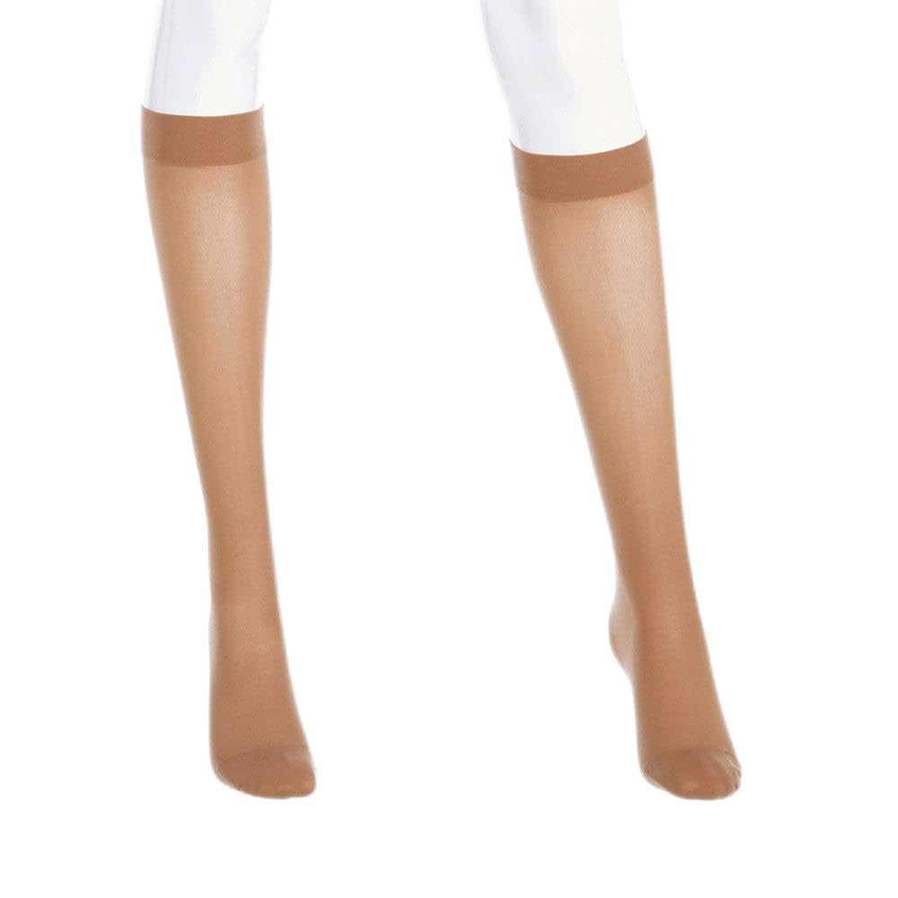 Medi Assure 20-30 mmHg Compression Socks for Women & Men - Knee High Closed Toe Semi-Sheer Medical Stockings - Improve Circulation, Reduce Swelling - Perfect for Travel, Work & Varicose Vein Relief