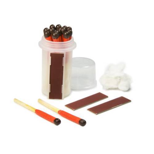 Gear Aid Survival Matches - Waterproof & Windproof Emergency Fire Starter for Camping, Hiking, and Outdoor Adventures