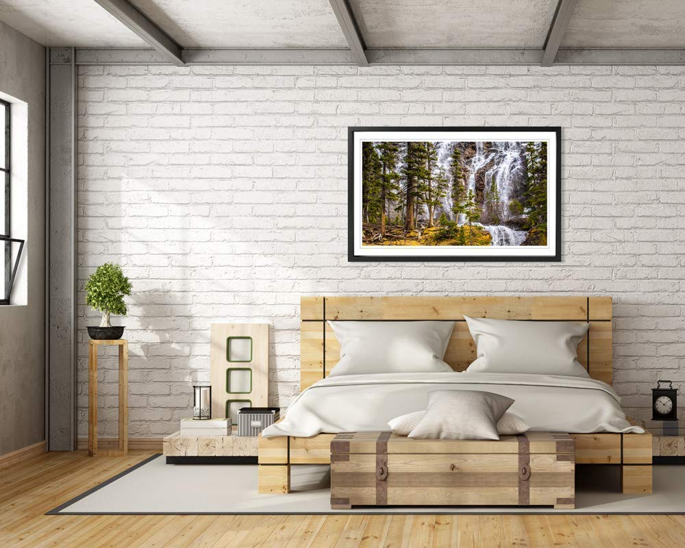 Canadian Wilderness Framed Photography Print - Original Jasper Park Wall Art for Home & Office Decor | Nature Landscape Artwork