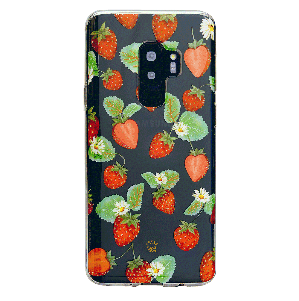 Samsung Galaxy Phone Case with Strawberry Fields Design - Trendy Protective Cover for Everyday Use & Gifting