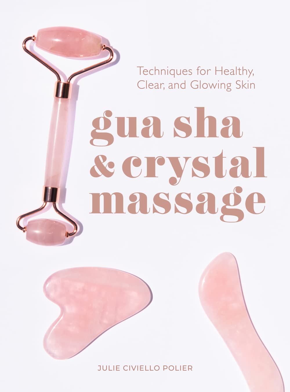 Gua Sha Facial Tool & Rose Quartz Massage Roller for Healthy, Glowing Skin - Anti-Aging Skincare & Lymphatic Drainage for Face & Neck - Perfect for Home Spa & Self-Care Routine