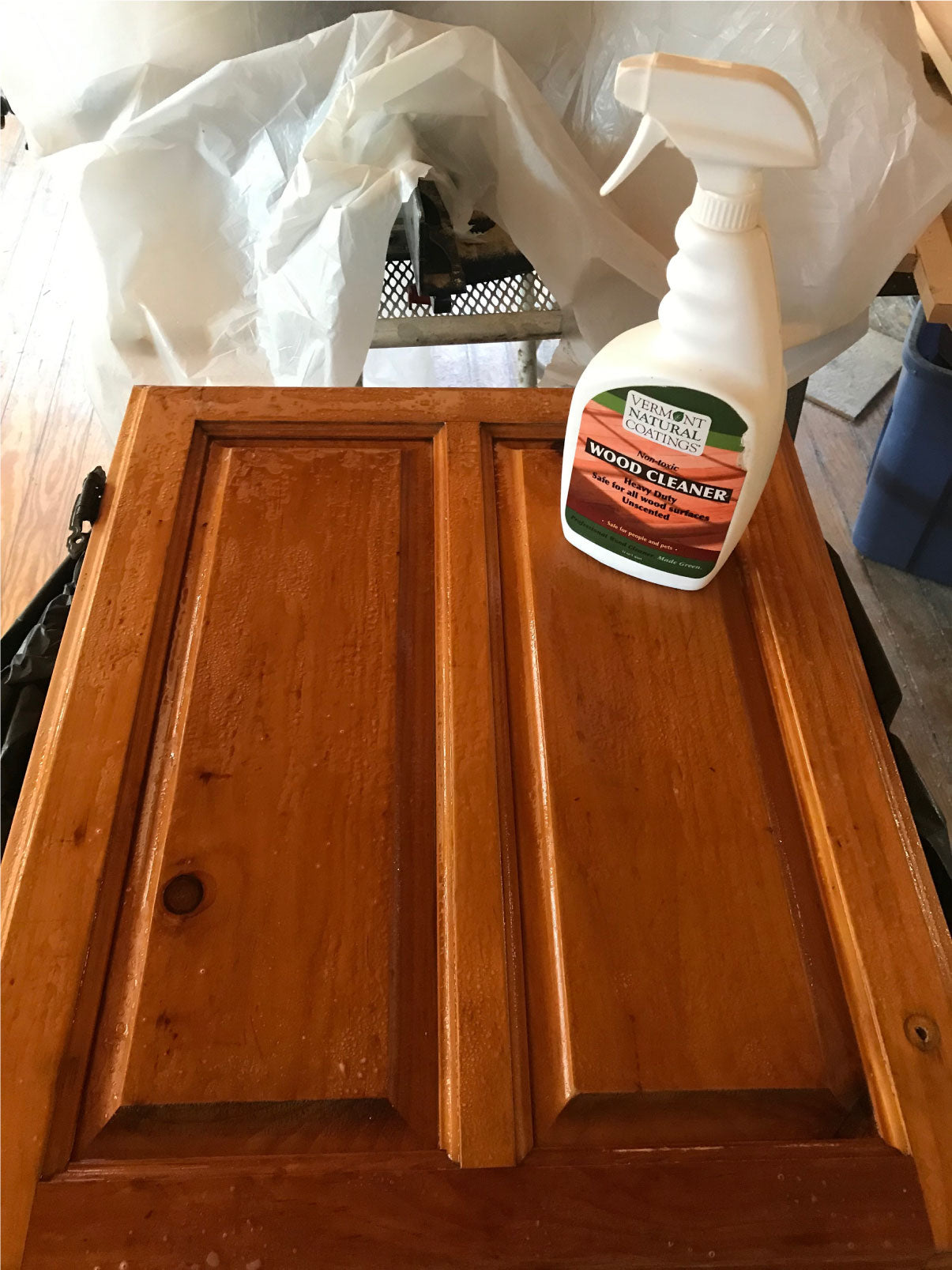 Vermont Natural Coatings Wood Cleaner - Eco-Friendly Wood Surface Cleaner for Furniture, Floors & Cabinets | Safe for Indoor & Outdoor Use | Perfect for Home, Office & Garden Maintenance