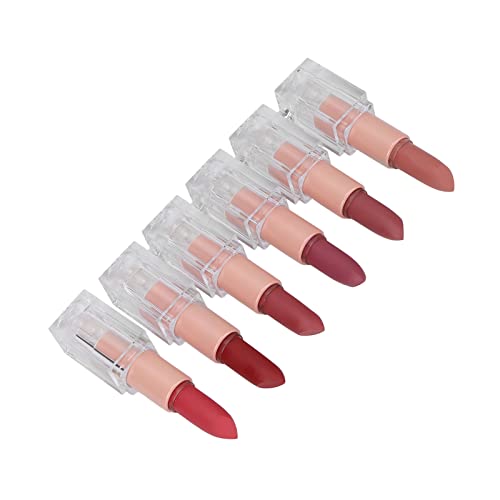 6pcs Hydrating Matte Lipstick Set - Long Lasting for Daily Makeup | Girls Lip Makeup Essentials