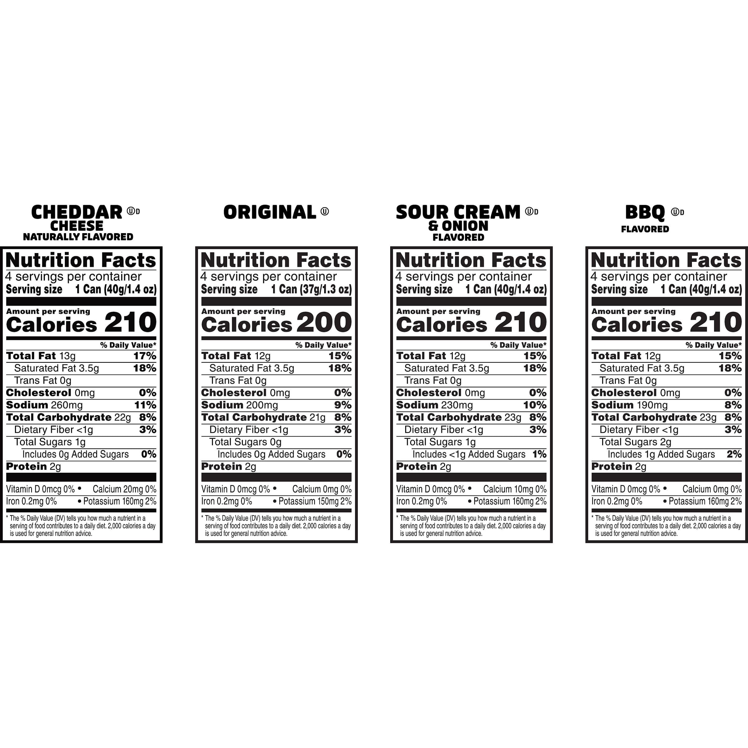 Pringles Potato Crisps Chips Variety Pack - 16 Cans of Assorted Flavors | Crunchy Snacks for Lunch, Office, School & On-the-Go | Perfect for Parties, Road Trips & Movie Nights