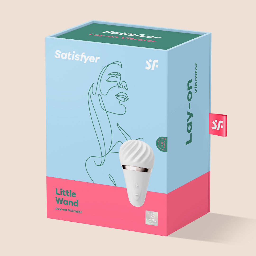 Satisfyer Little Wand - Rechargeable Personal Massager with Textured Silicone Head for Relaxation & Stress Relief - Perfect for Home Spa & Self-Care Moments