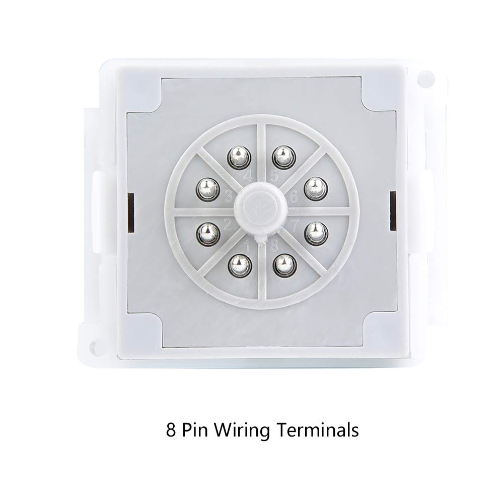24V AC Programmable Timer with LCD Display - Multifunction Digital Timer Switch for 24V AC/DC Systems - Perfect for HVAC, Irrigation & Home Automation