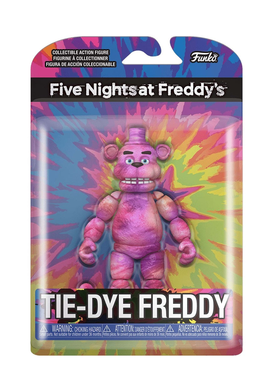 Funko Five Nights At Freddy's Tie Dye Action Figures - Collectible Movie Character Toys for FNAF Fans | Perfect for Display, Gifts & Gaming Room Decor