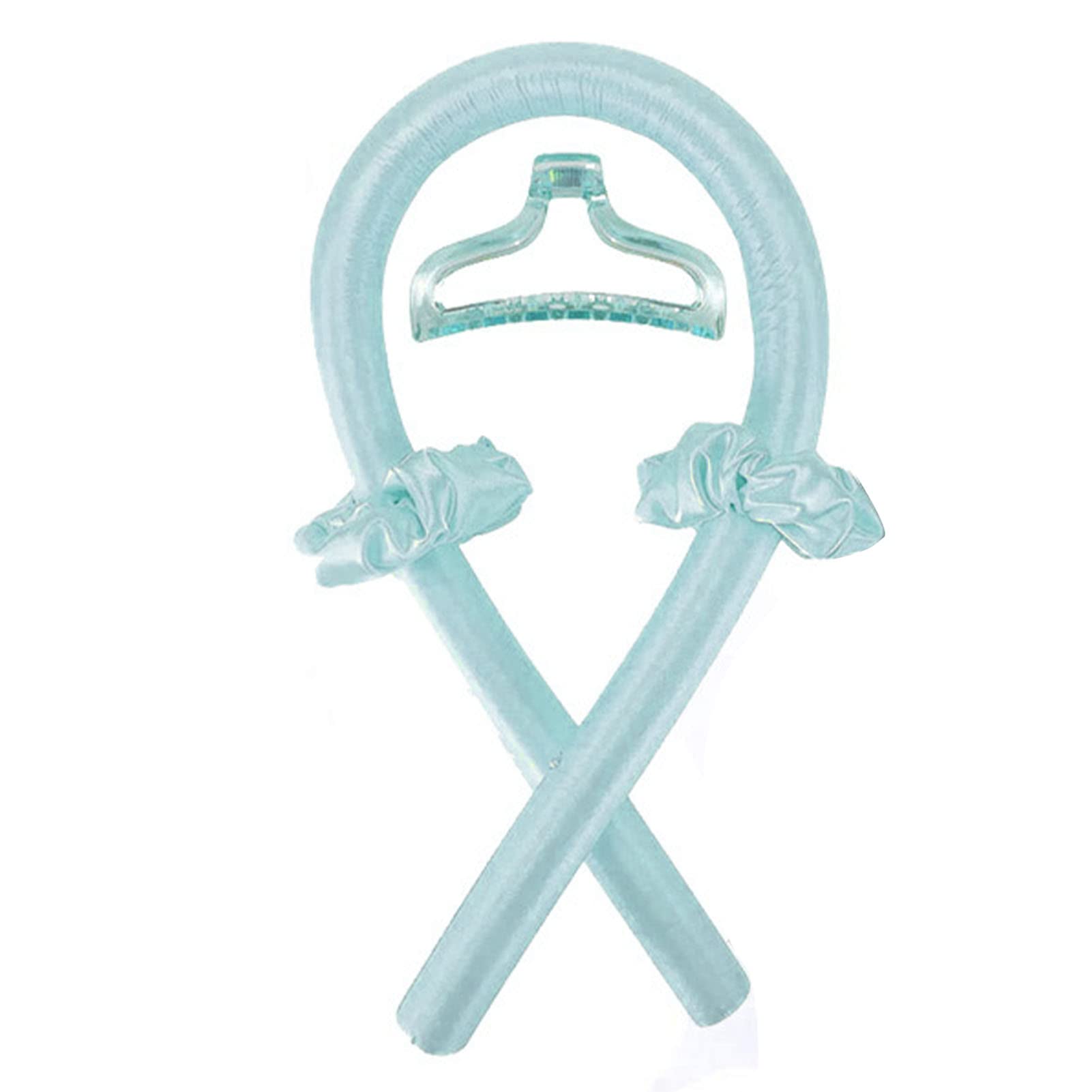 Sleeping Hair Curling Headband with Foam Rollers & Hair Clips - Mint Green for Overnight Curls & No Heat Styling | Perfect for Bedtime, Travel & Salon-Quality Waves at Home