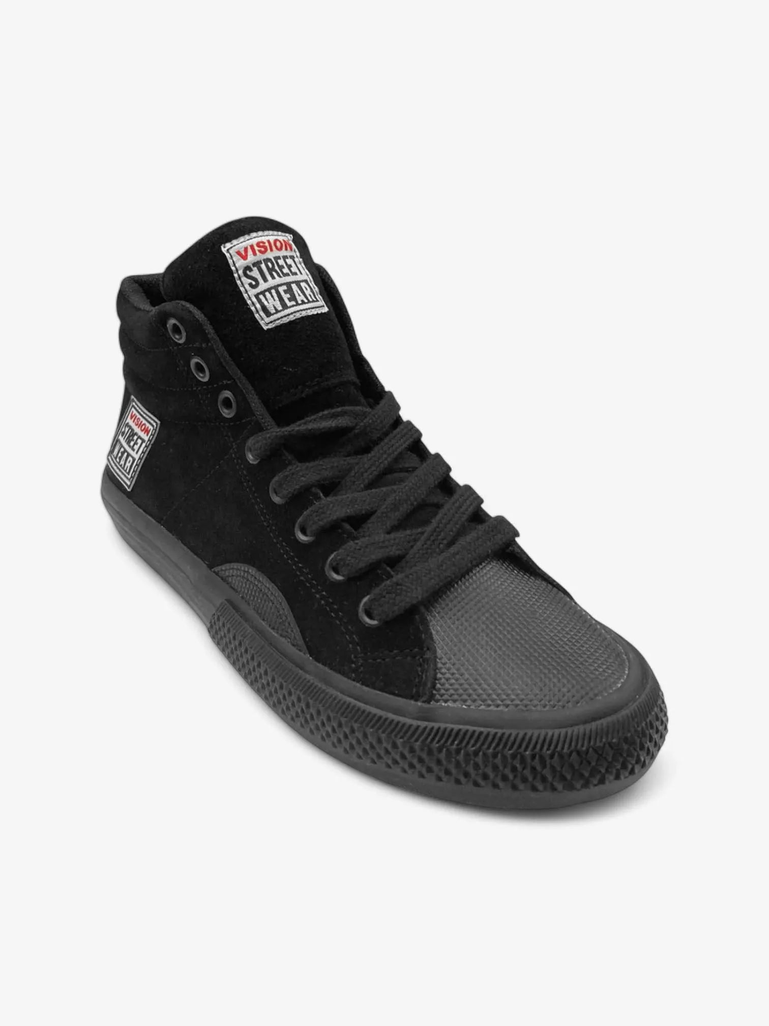 Vision Street Wear Canvas Sneakers - Black - Stylish & Comfortable for Skateboarding, Casual Wear & Street Fashion