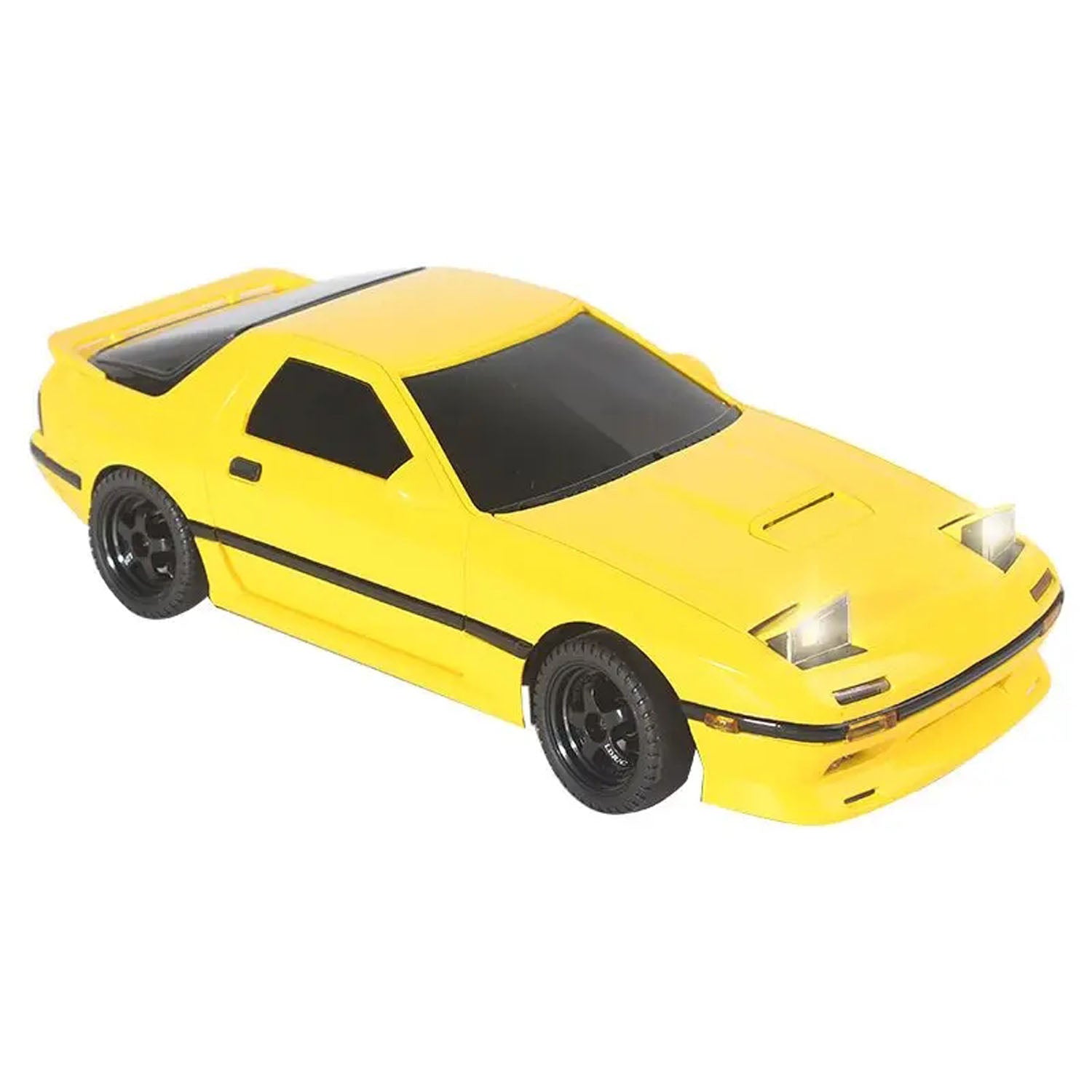 1/18 LDRC 2.4G Remote Control Drift Car - High Speed RC Racing Vehicle with 10KM/H Linear Speed, LED Lights & USB Rechargeable Battery - Perfect for Indoor/Outdoor Drifting and Racing Fun (Red/Blue)